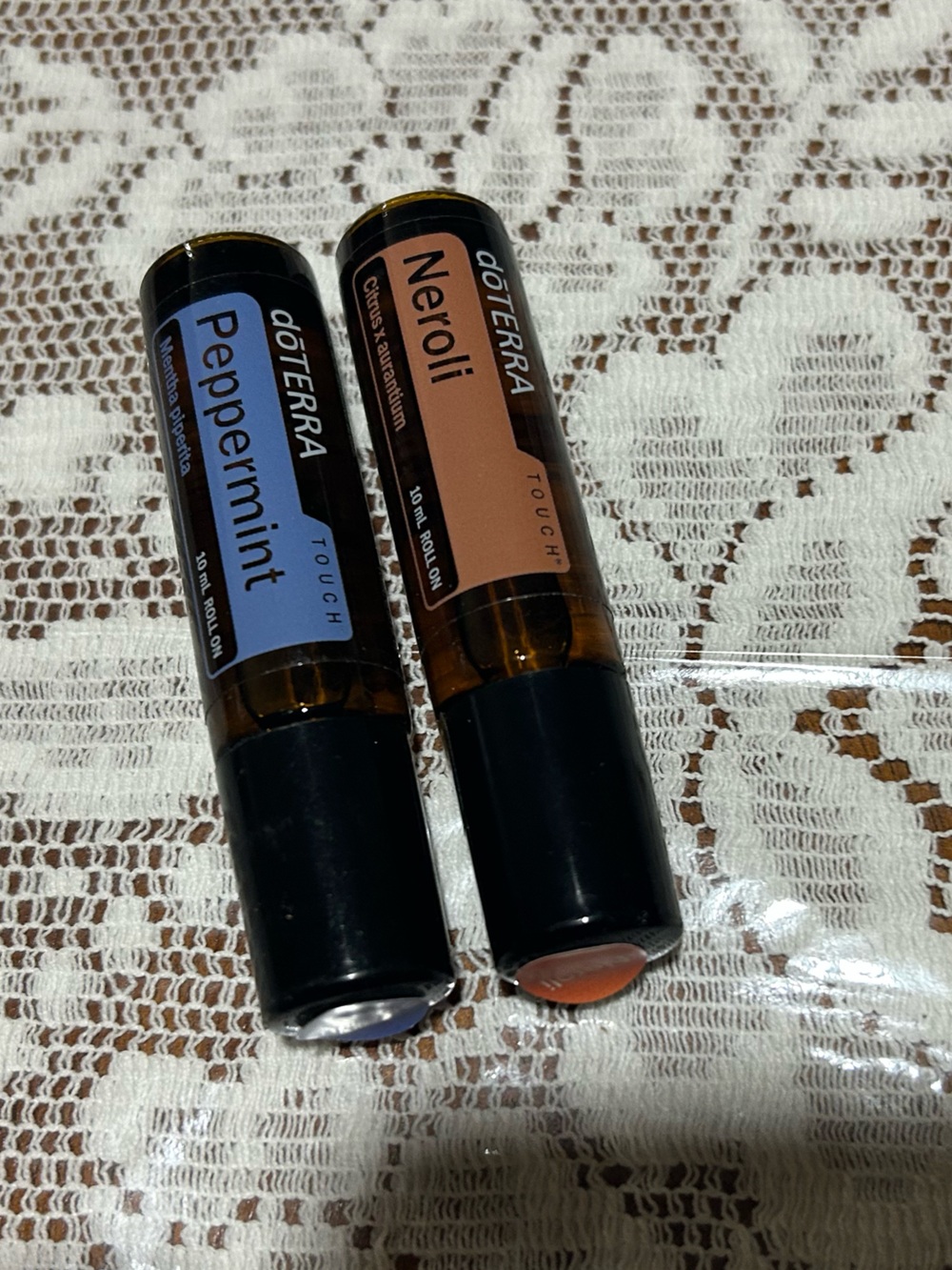 Doterra Touch Neroli Peach & Peppermint Lavender Roller Blends